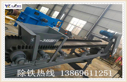 帶式強(qiáng)磁永磁除鐵器工作原理 帶式強(qiáng)磁永磁除鐵器工作原理