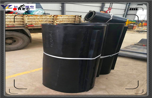 除鐵器，帶式除鐵器，帶式除鐵器吸鐵時皮帶被刺破