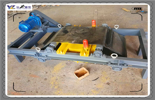 永磁自卸式除鐵器，湖北超強(qiáng)永磁自卸式除鐵器_參數(shù)_內(nèi)部磁塊安裝方法_湖北超強(qiáng)永磁自卸式除鐵器規(guī)格型號價格