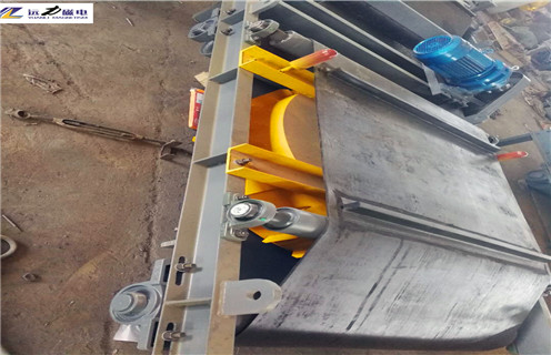 輸送帶自動除鐵器，輸送帶自卸式除鐵器自動_國家標(biāo)準(zhǔn)_輸送帶自卸式除鐵器自動配件_型號及工作視頻