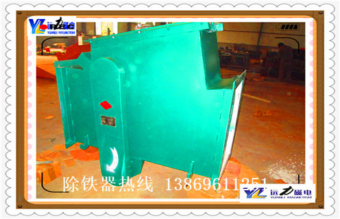 管道強(qiáng)磁除鐵器，山東管道強(qiáng)磁除鐵器_遠(yuǎn)力山東管道強(qiáng)磁除鐵器應(yīng)用安裝示意圖型12000高斯_可定制工作原理