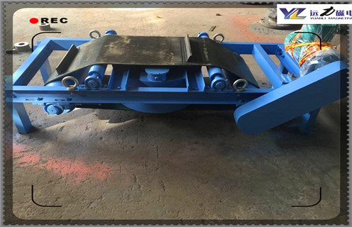 自卸式電磁除鐵器，陜西自卸式電磁除鐵器配件_陜西自卸式電磁除鐵器配件安裝效果接線原理圖工作原理及內(nèi)部結(jié)構(gòu)